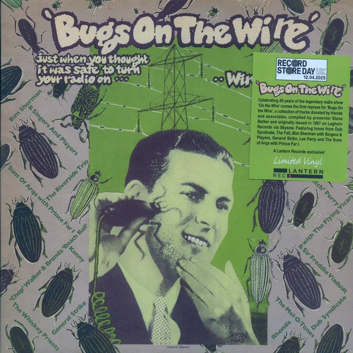 Prince Far I, Dub Syndicate, Lee Perry , The Mel-O-Tones, The Fall, Etc. - Bugs On The Wire (RSD 2025) (ltd. ed.) (remastered) Vinyl Record