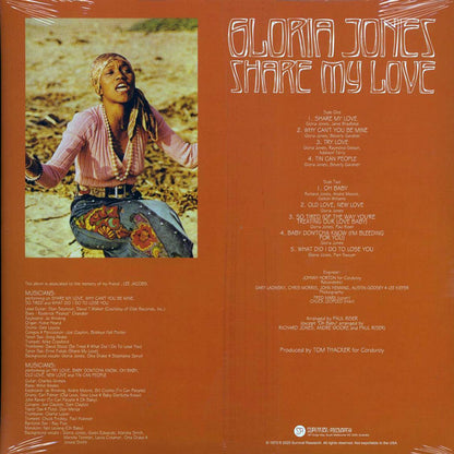 Gloria Jones - Share My Love Vinyl Record