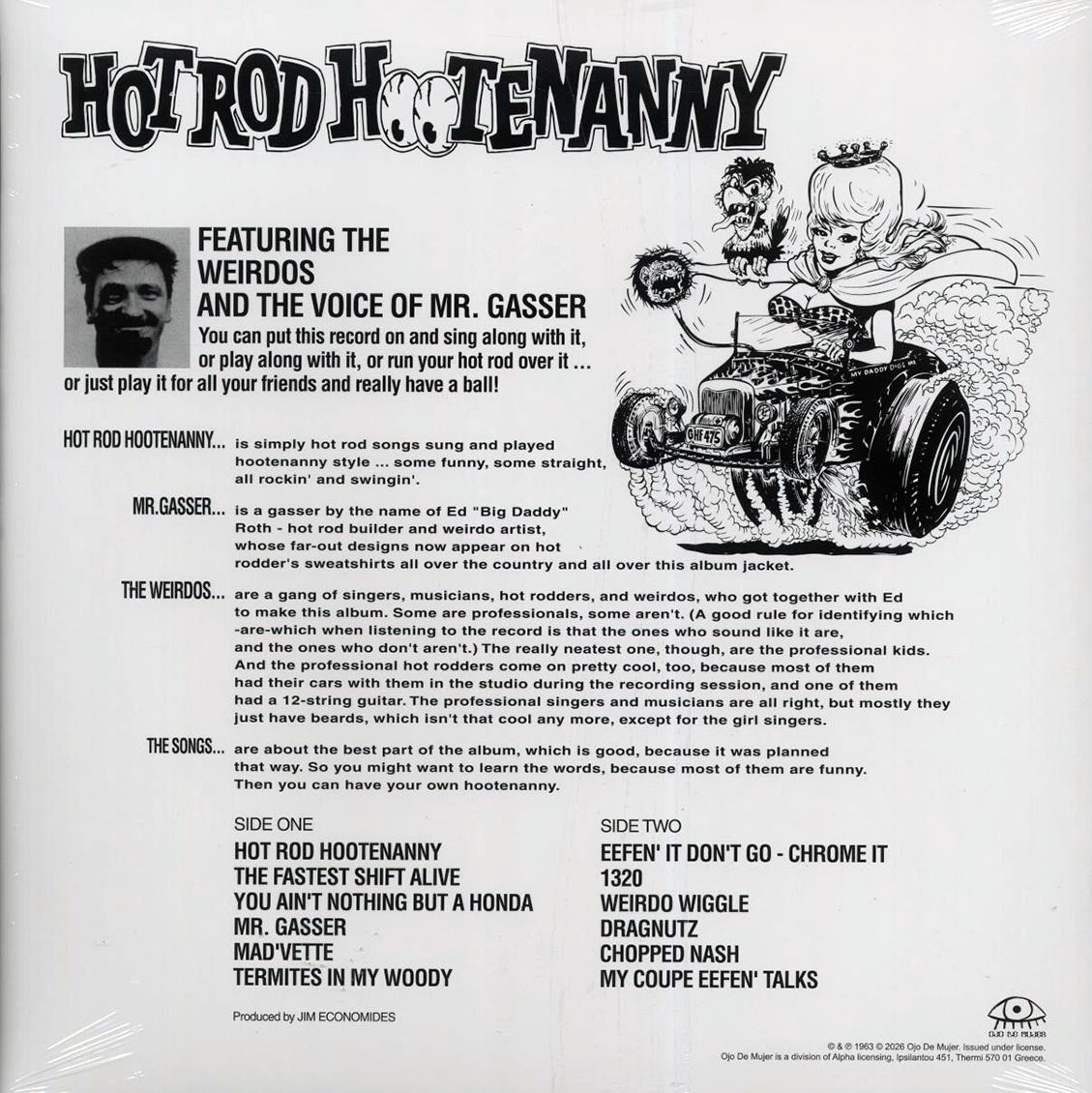 Mr. Gasser & The Weirdos - Hot Rod Hootenanny Vinyl Record