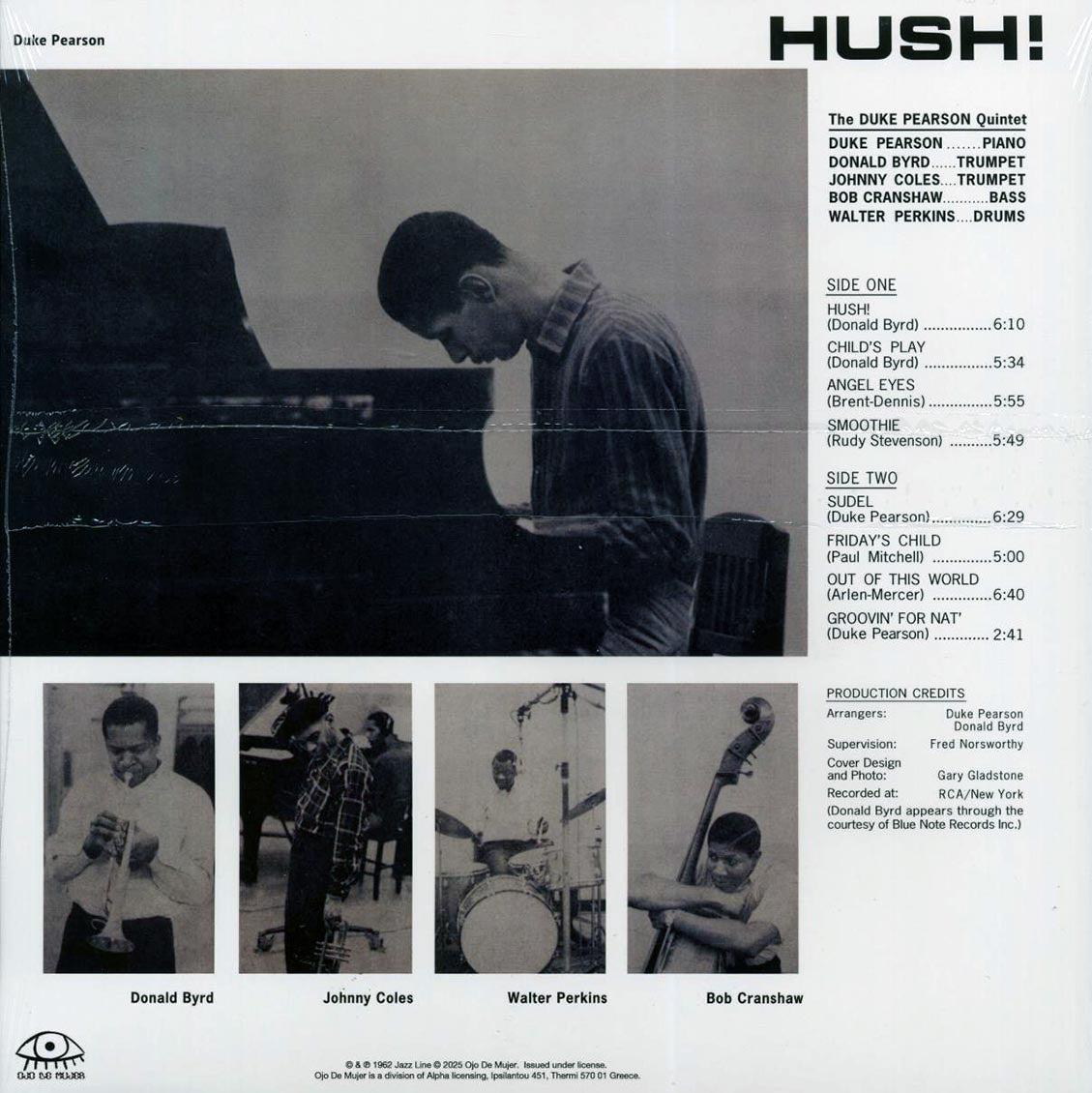 The Duke Pearson Quintet - Hush! (red vinyl) Vinyl Record