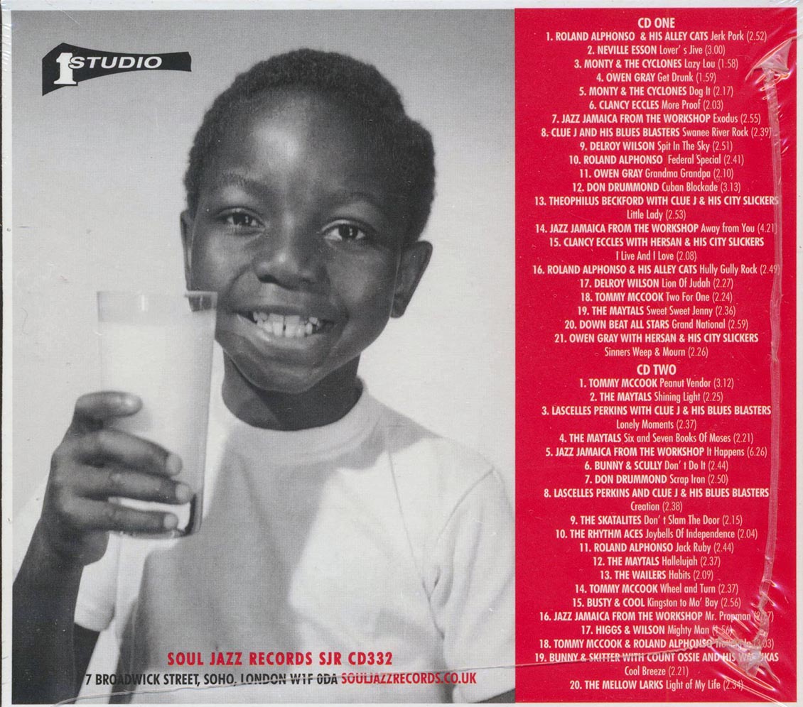 Don Drummond, Roland Alphonso, The Maytals, Owen Gray, Tommy McCook, Etc. - Coxsone's Music 2: The Sound Of Young Jamaica, More Early Cuts From The Vaults Of Studio One 1959-63 (41 tracks) (2xCD) Music CD