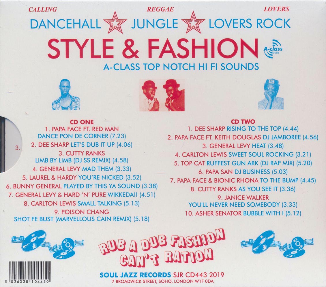 Cutty Ranks, Poison Chang, General Levy, Asher Senator, Etc. - Style & Fashion: A-Class Top Notch Hi Fi Sounds In Fine Style (incl. large booklet) Music CD