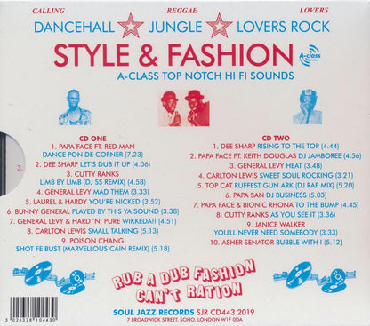 Cutty Ranks, Poison Chang, General Levy, Asher Senator, Etc. - Style & Fashion: A-Class Top Notch Hi Fi Sounds In Fine Style (incl. large booklet) Music CD