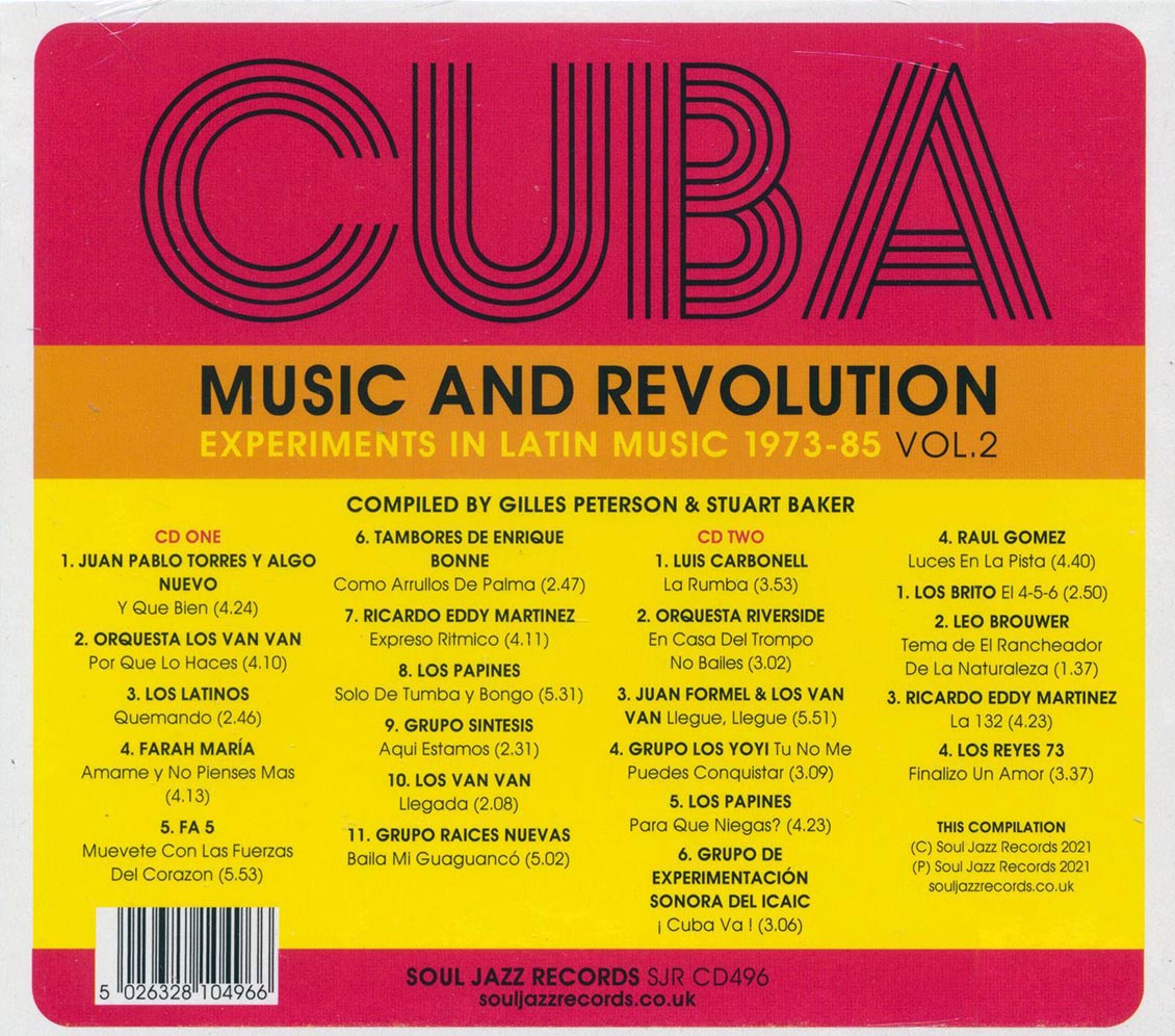 Various - Cuba: Music And Revolution (Culture Clash In Havana Cuba: Experiments In Latin Music 1973-85 Vol. 2) (incl. 40-page booklet) Music CD