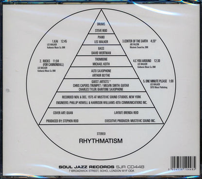 Steve Reid - Rhythmatism Music CD