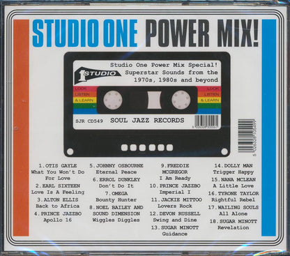 Sugar Minott, Earl Sixteen, Errol Dunkley, Alton Ellis, Jackie Mittoo, Etc. - Studio One Power Mix! Music CD