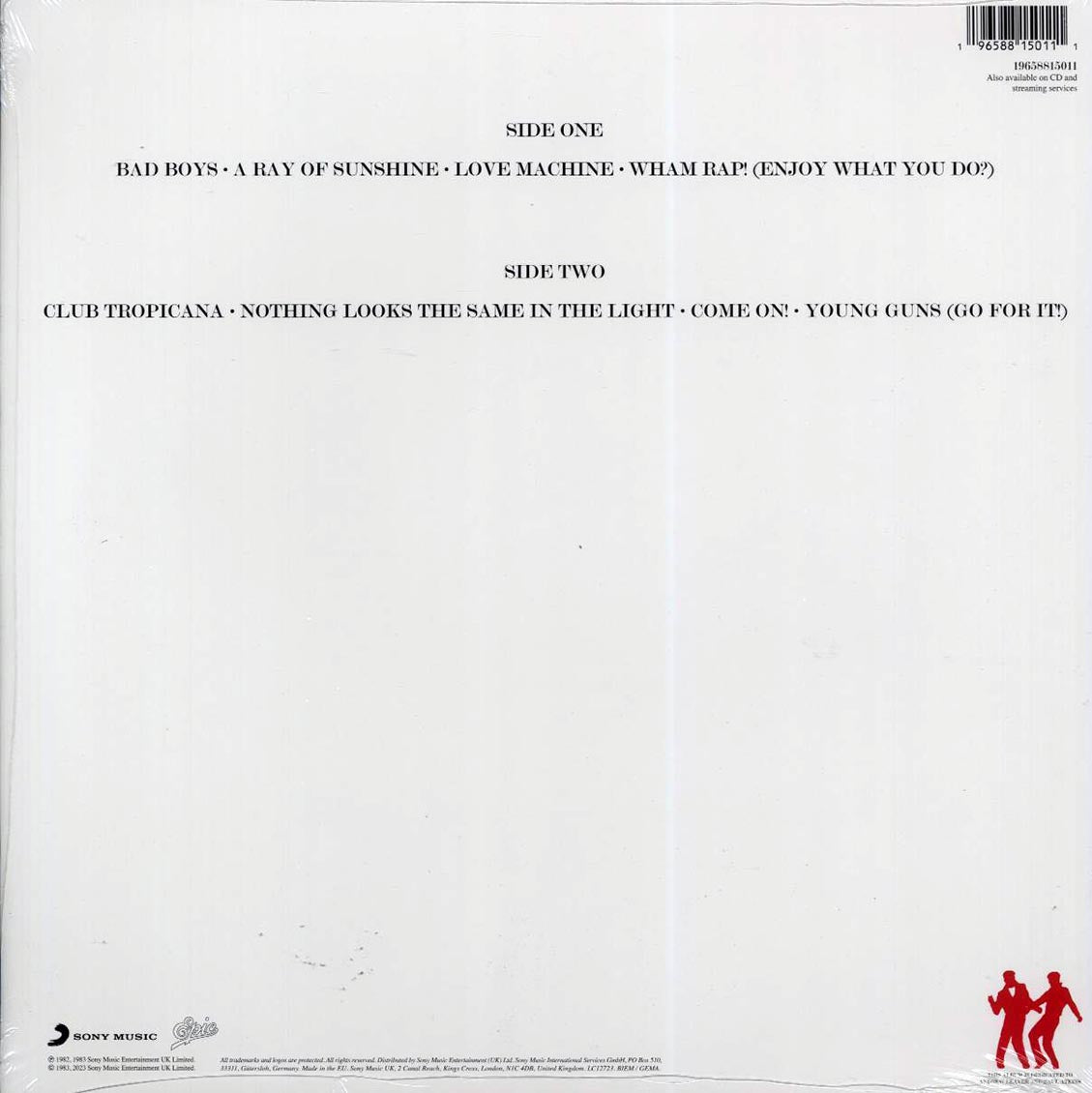 Wham! - Fantastic (remastered) Vinyl Record