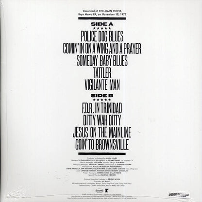 Ry Cooder - Live At The Main Point 1972 (RSD 2025) Vinyl Record