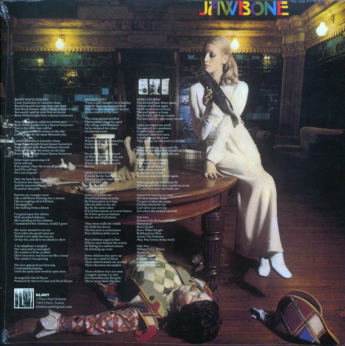 Jawbone - Jawbone (clear vinyl) Vinyl Record