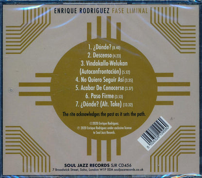 Enrique Rodriguez & The Negra Chiway Band - Fase Liminal Music CD