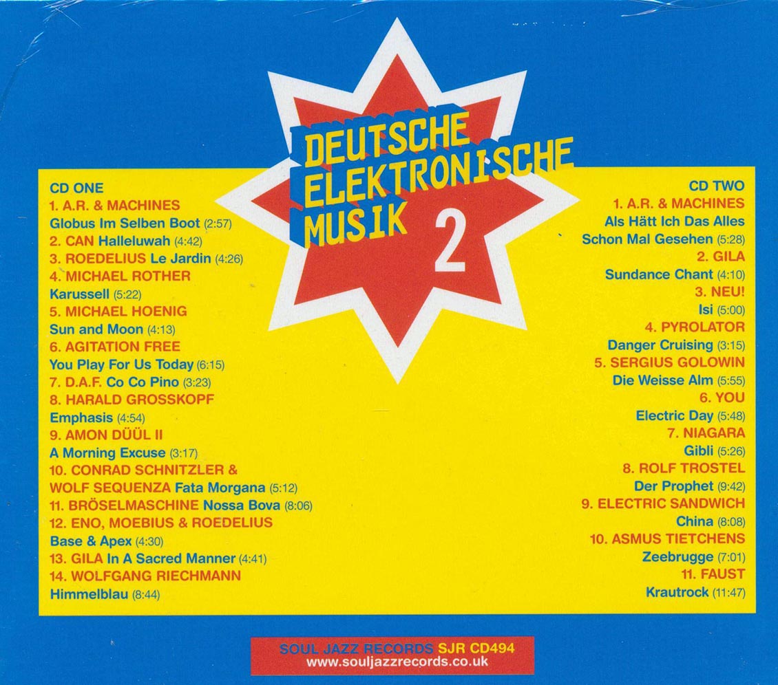 Various - Deutsche Elektronische Musik 2: Experimental German Rock And Electronic Musik 1971-83 (2xCD) Music CD