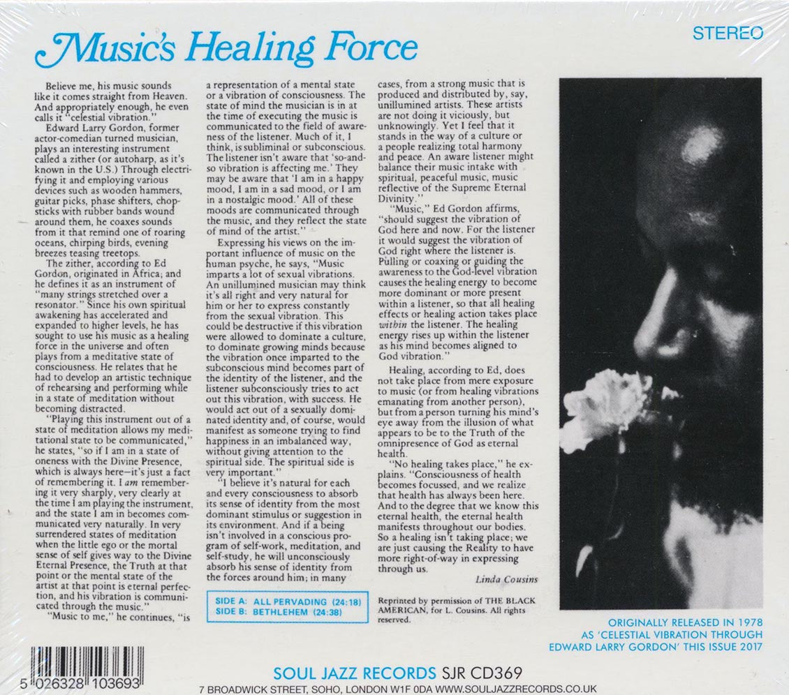 Laraaji - Celestial Vibration Music CD