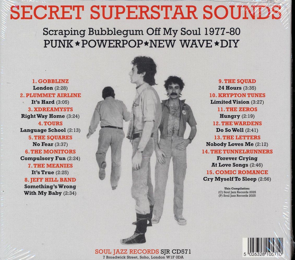 Various - Secret Superstar Sounds: Scraping Bubblegum Off My Soul 1977-80 Music CD