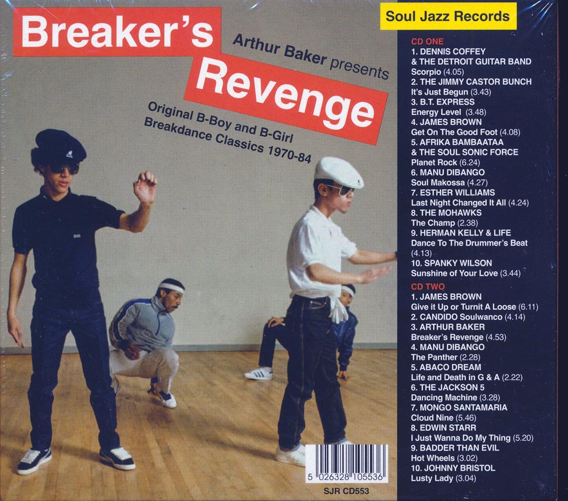 Candido, Manu Dibango, The Mohawks, Afrika Bambaataa, Etc. - Arthur Baker Presents Breaker's Revenge: Original B-Boy & B-Girl Breakdance Classics 1970-84 (2xCD) Music CD