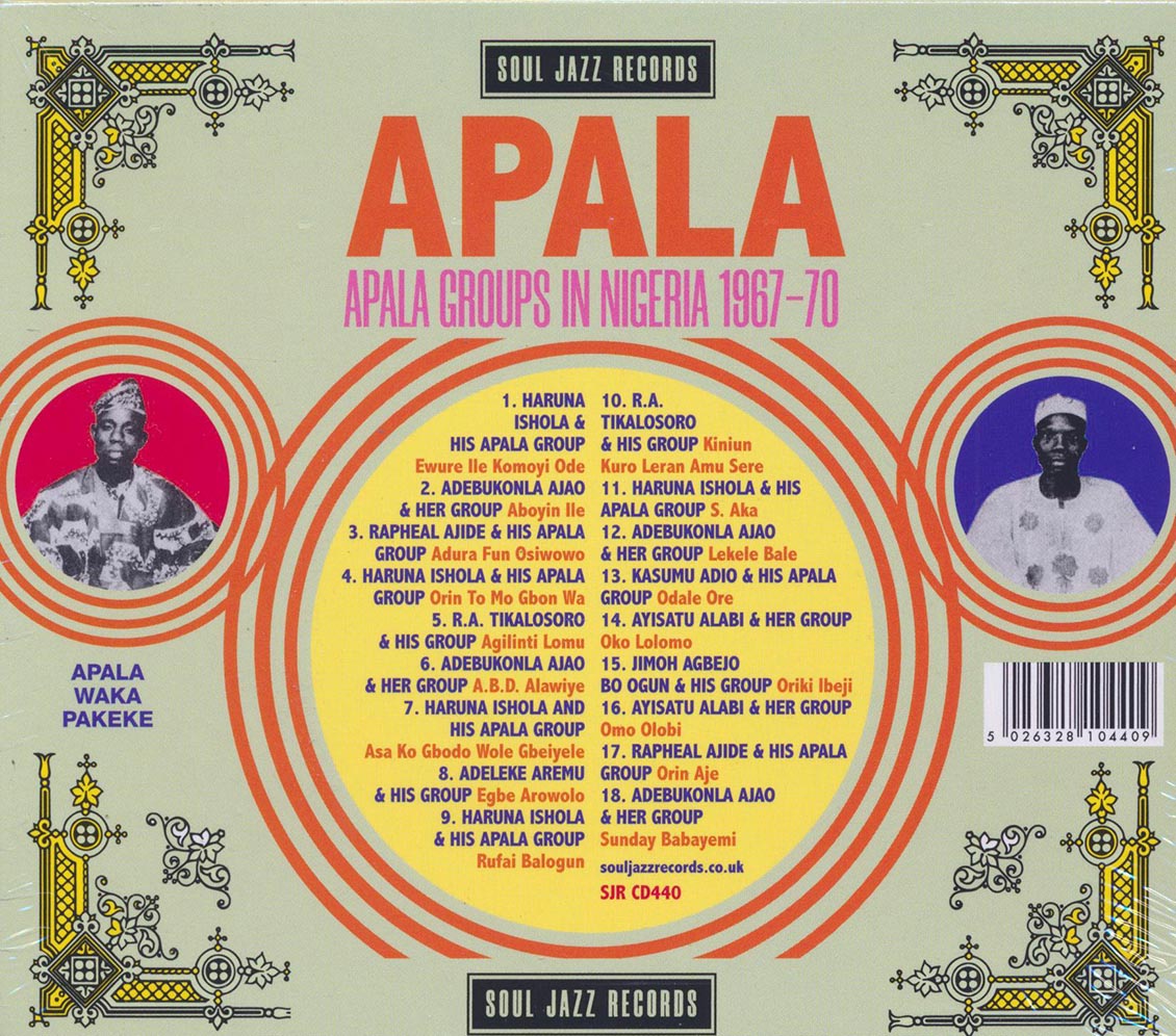 Various - Apala: Apala Groups In Nigeria 1967-70 Music CD