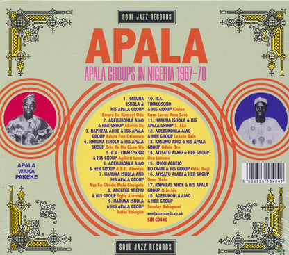 Various - Apala: Apala Groups In Nigeria 1967-70 Music CD