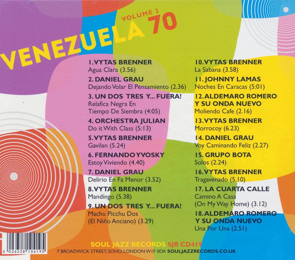 Various - Venezuela 70 Volume 2: Cosmic Visions Of A Latin American Earth: Venezuelan Experimental Rock In The 1970's & Beyond Music CD