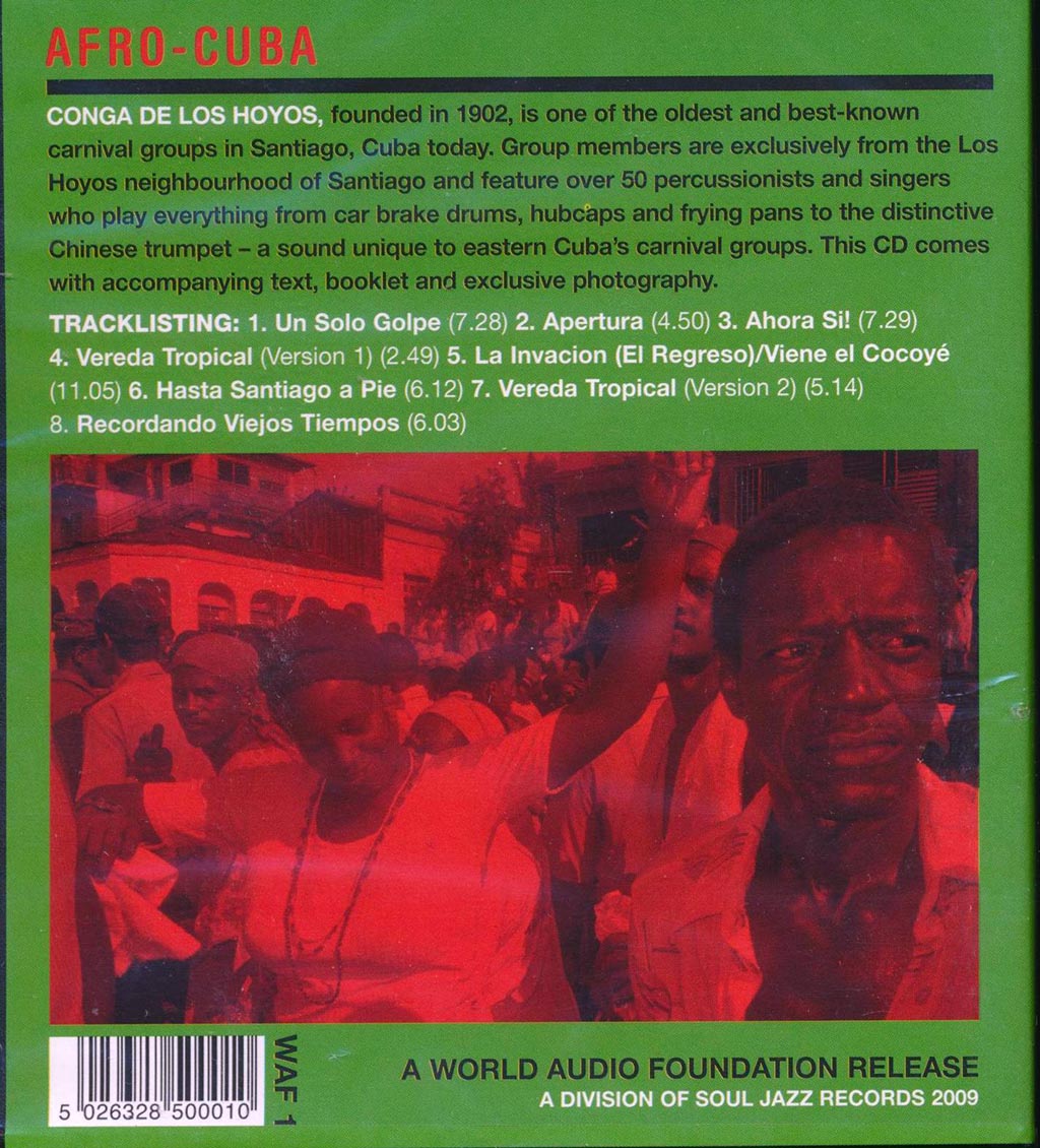 Conga De Los Hoyos - Carnival Music Of Eastern Cuba Music CD