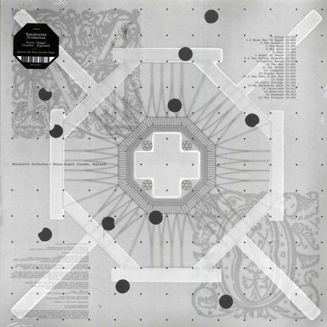 Manchester Orchestra - Union Chapel: London, England (2xLP) (blue vinyl) Vinyl Record