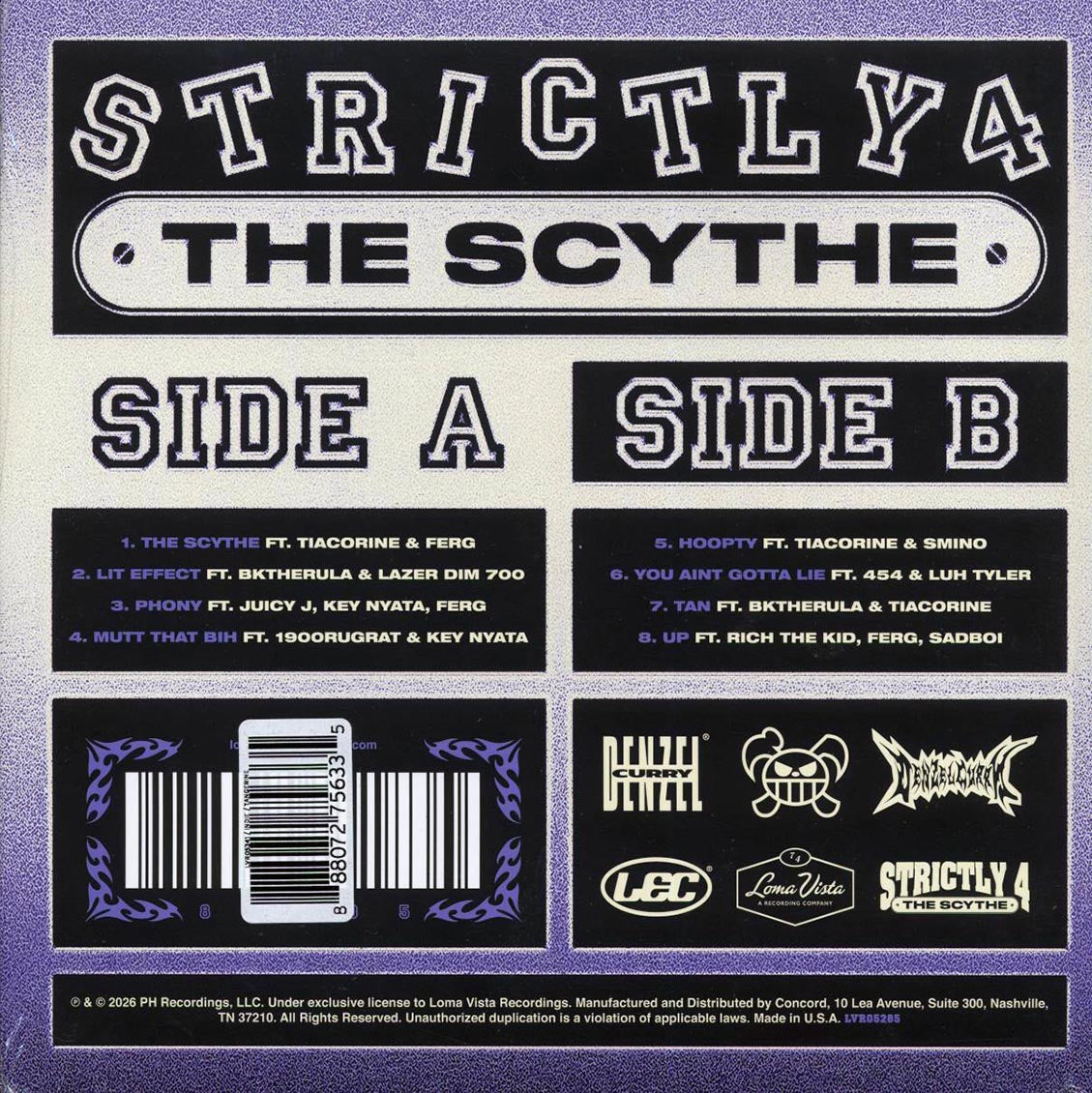 Denzel Curry - Strictly 4 The Scythe (tangerine vinyl) Vinyl Record