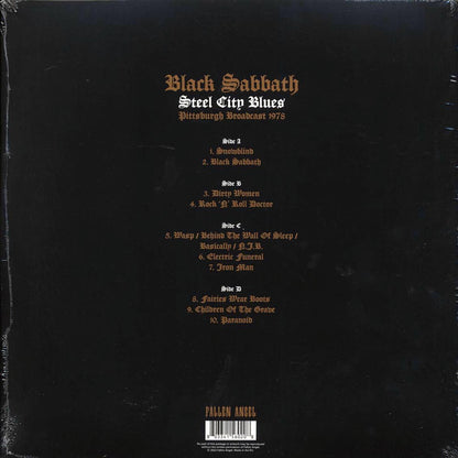Black Sabbath - Steel City Blues: Pittsburgh Broadcast 1978 (2xLP) Vinyl Record
