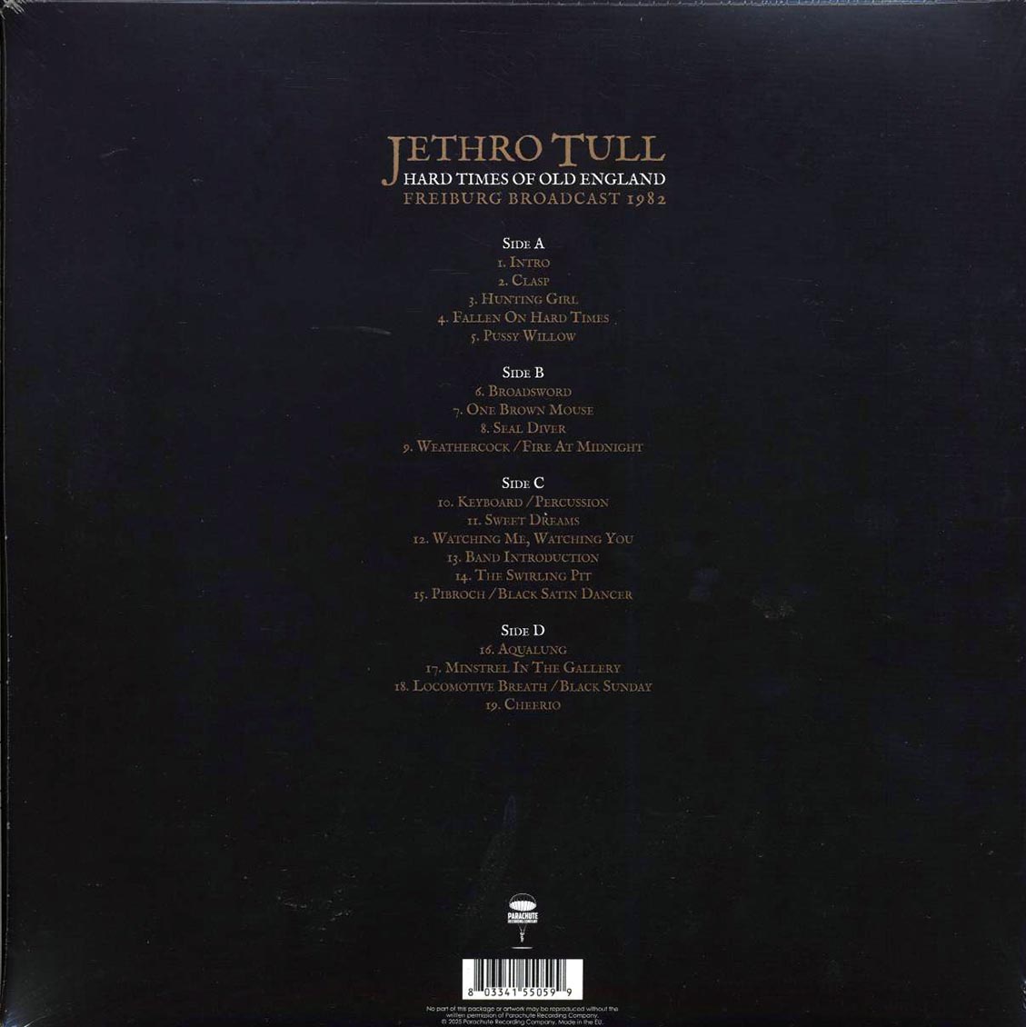 Jethro Tull - Hard Times Of Old England: Freiburg Broadcast 1982 (2xLP) Vinyl Record