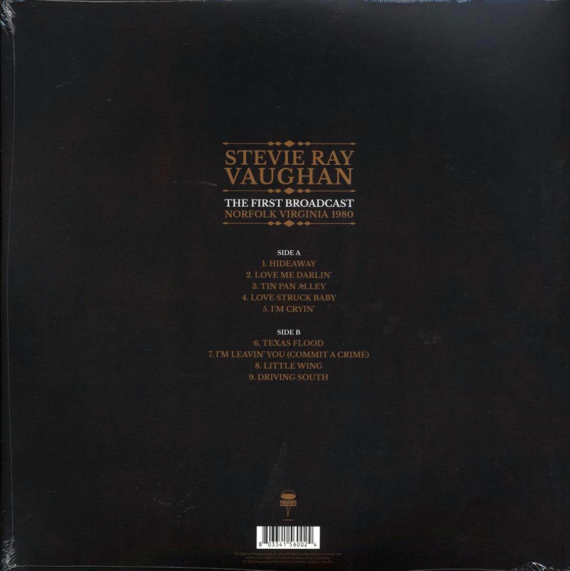Stevie Ray Vaughan - The First Broadcast Norfolk Virginia 1980 Vinyl Record