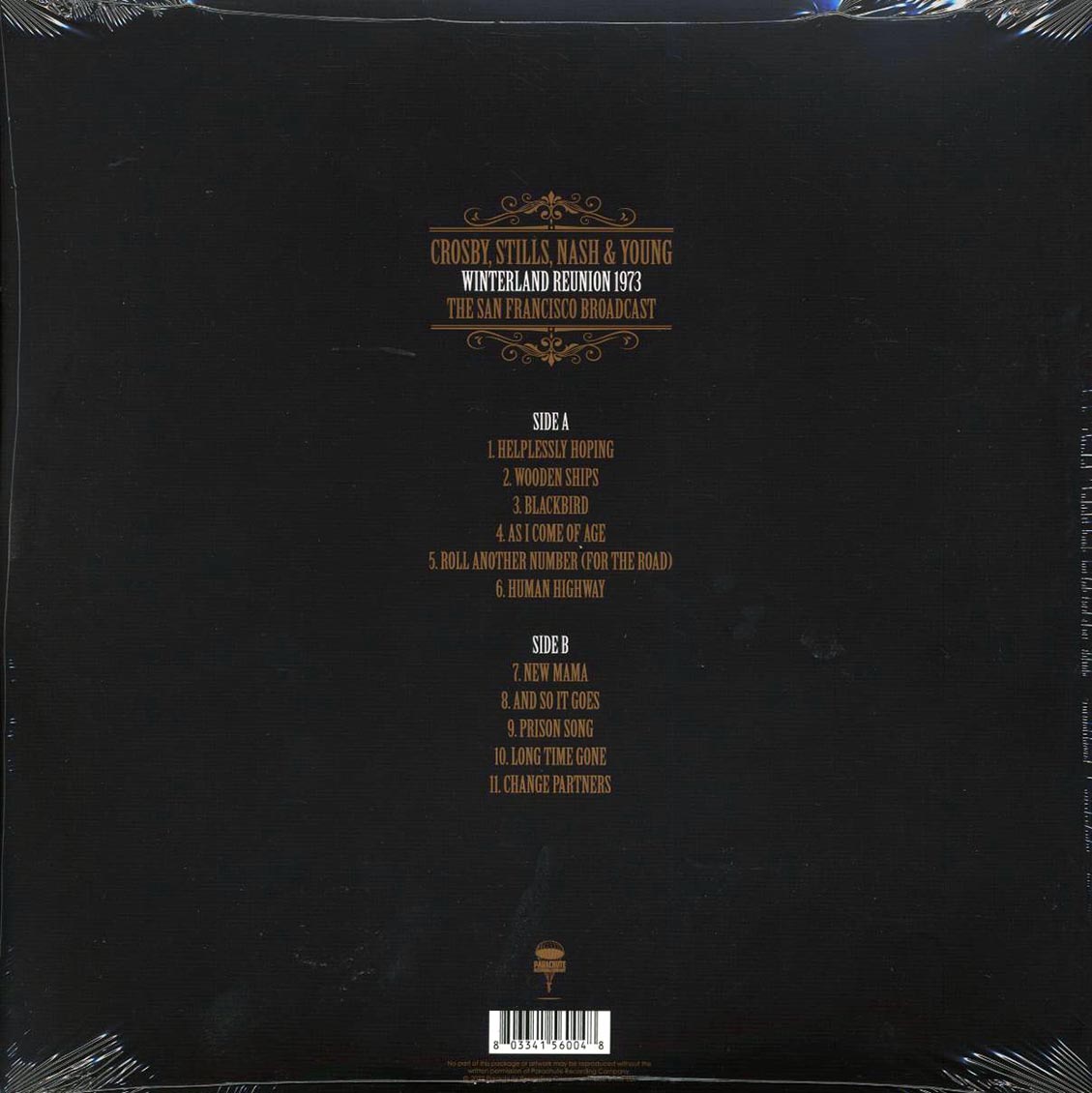 Crosby, Stills, Nash & Young - Winterland Reunion 1973: The San Francisco Broadcast Vinyl Record