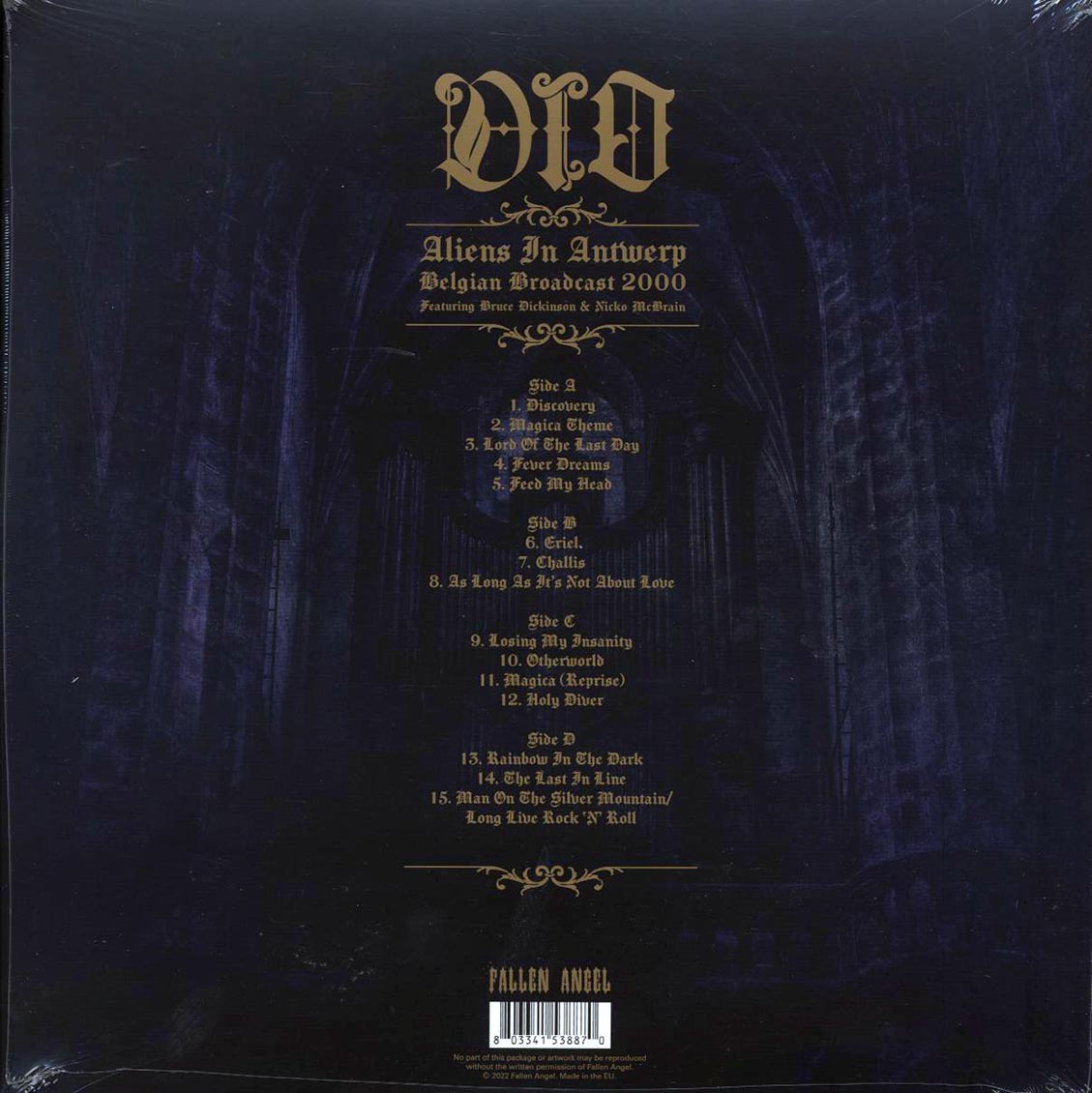 Dio, Bruce Dickinson, Nicko McBrain - Aliens In Antwerp Belgian Broadcast 2000 (2xLP) Vinyl Record