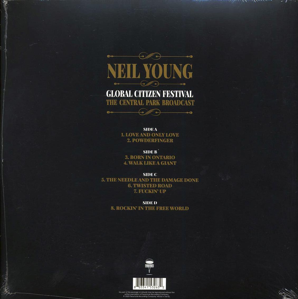 Neil Young - Global Citizen Festival: The Central Park Broadcast (2xLP) Vinyl Record