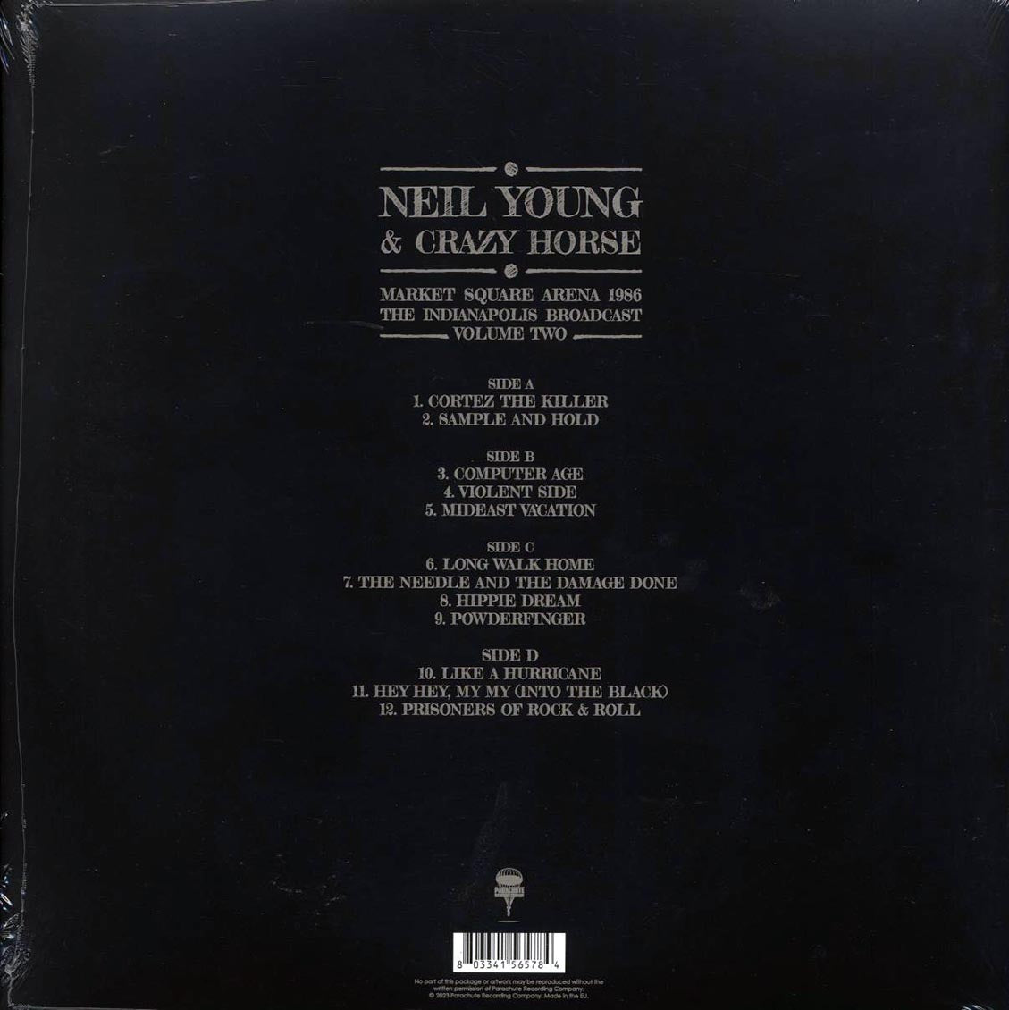 Neil Young & Crazy Horse - Market Square Arena 1986 Volume 2: The Indianapolis Broadcast (2xLP) Vinyl Record