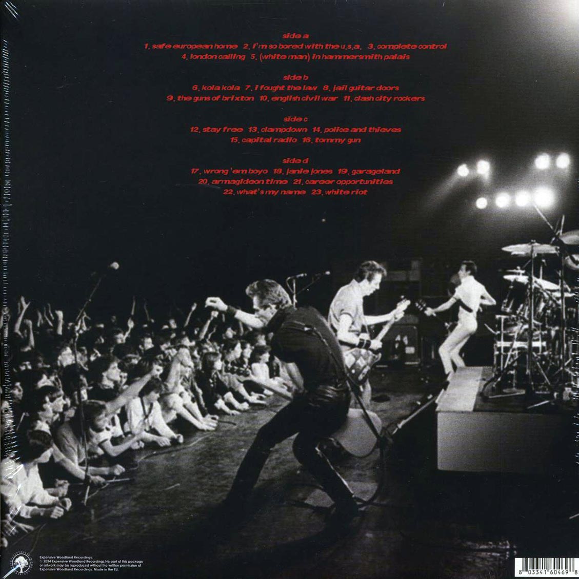The Clash - Palladium NYC 1979 (2xLP) (red vinyl) Vinyl Record