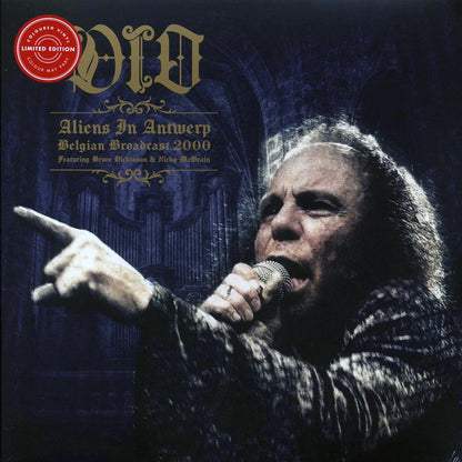 Dio, Bruce Dickinson, Nicko McBrain - Aliens In Antwerp Belgian Broadcast 2000 (2xLP) (clear/black splatter vinyl) Vinyl Record