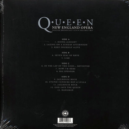 Queen - New England Opera Volume 2: Boston Broadcast 1976 (2xLP) Vinyl Record