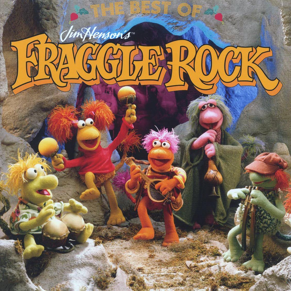 The Fraggles - The Best Of Jim Henson's Fraggle Rock (ltd. 300 copies made) (mokey stripe/splatter) Vinyl Record