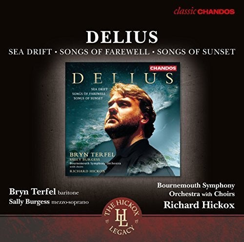 the album cover for Delius / Bornemouth Symphony Orchestra & Chorus - Sea Drift - Songs of Farewell - Songs of Sunset