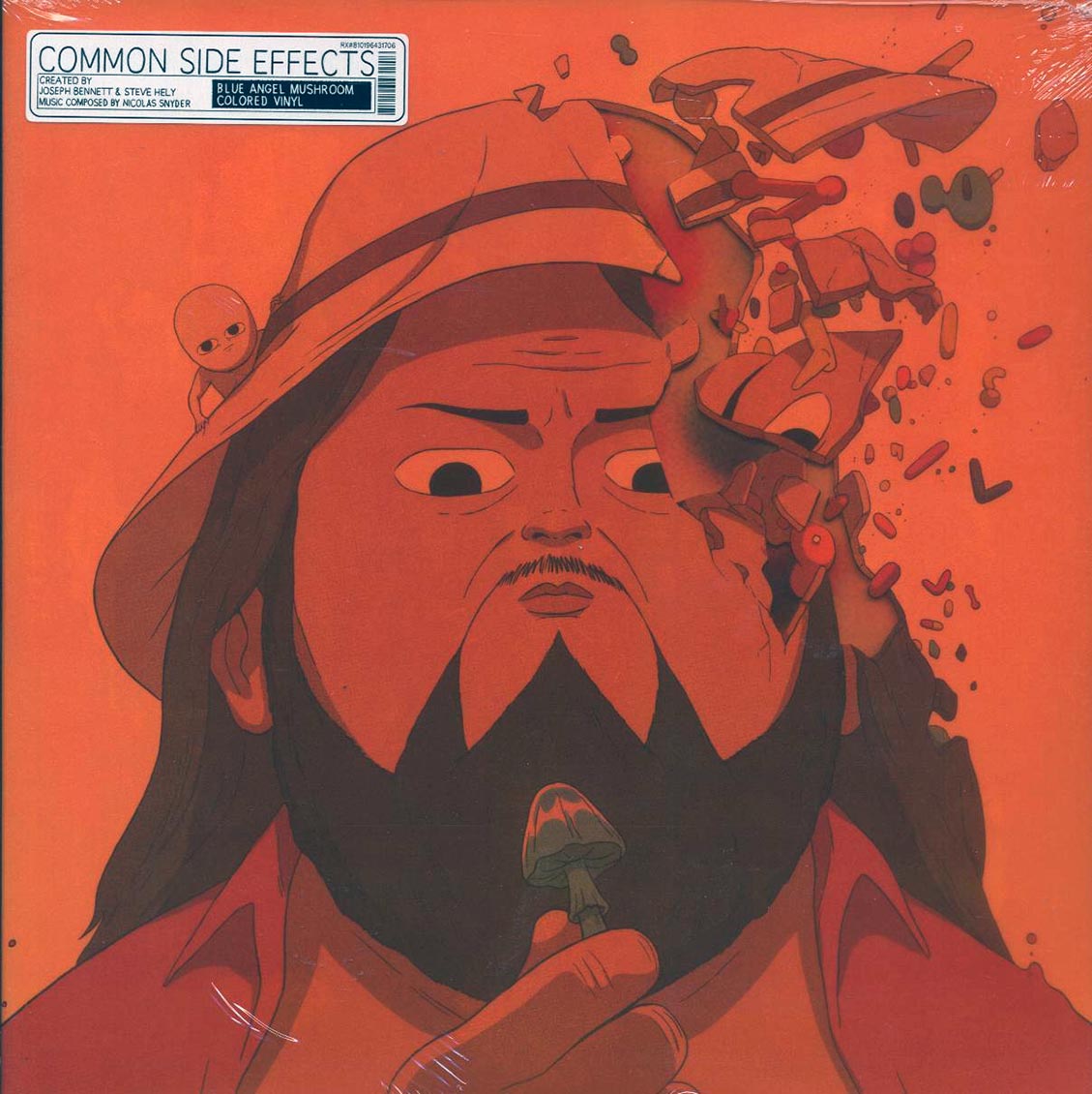 Nicolas Snyder - Common Side Effects: Adult Swim Original Series Soundtrack (2xLP) (blue angel mushroom vinyl) Vinyl Record