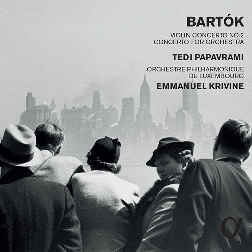 the album cover for Bartok / Papavrami / Orchestre Philharmonique Du - Violin Concerto No. 2