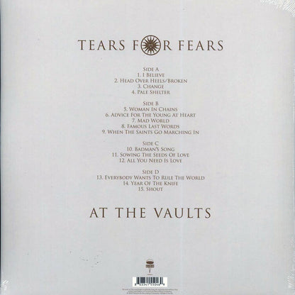 Tears For Fears - At The Vaults: Santa Barbara, CA, 26th May 1990 (2xLP) Vinyl Record
