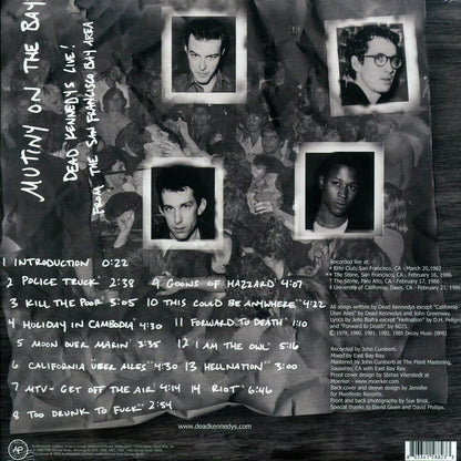 Dead Kennedys - Mutiny On The Bay: Dead Kennedys Live! From The San Francisco Bay Area (ltd. ed.) (2xLP) (clear vinyl) Vinyl Record