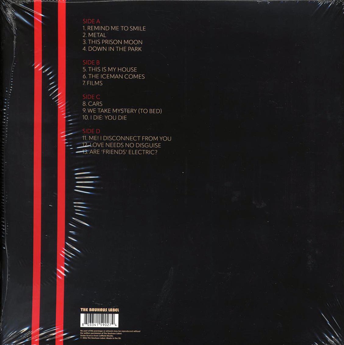 Gary Numan - Disguise & Disconnection: Live At The Hammersmith Odeon, London (ltd. ed.) (2xLP) (clear vinyl) Vinyl Record