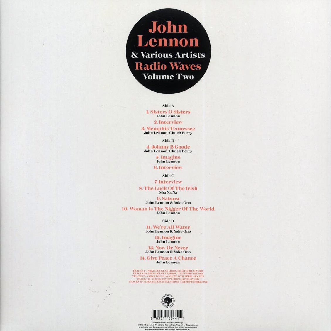 John Lennon, Various - Radio Waves Volume 2 (2xLP) Vinyl Record