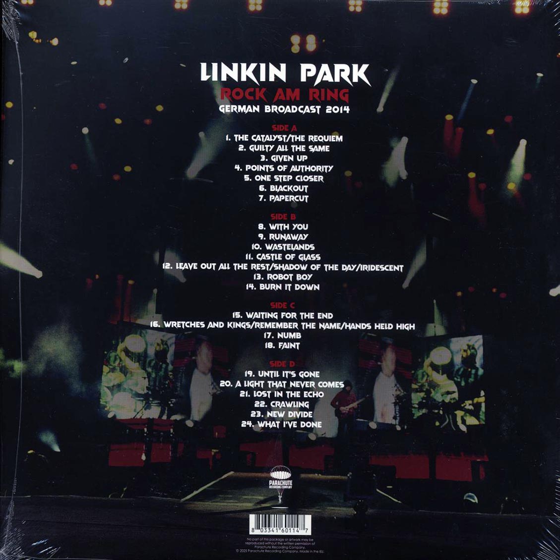 Linkin Park - Rock Am Ring: German Broadcast 2014 (ltd. ed.) (2xLP) (clear vinyl) Vinyl Record