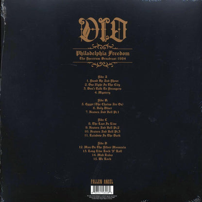 Dio - Philadelphia Freedom: The Spectrum Broadcast 1984 (2xLP) (clear vinyl) Vinyl Record