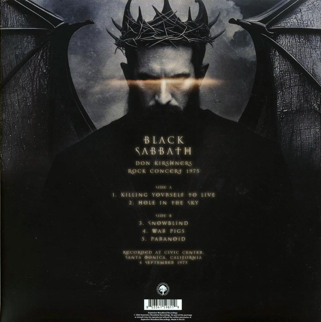 Black Sabbath - Don Kirshner's Rock Concert 1975 (ltd. ed.) (clear vinyl) Vinyl Record