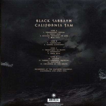 Black Sabbath - California Jam: Ontario Speedway, California, 5th April 1974 (ltd. ed.) (2xLP) (clear vinyl) Vinyl Record