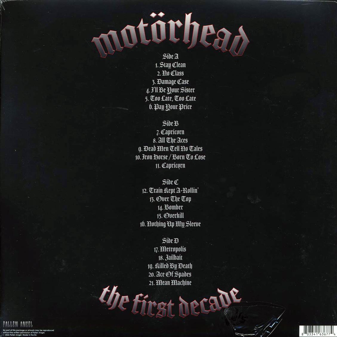 Motorhead - The First Decade: Live (ltd. ed.) (2xLP) (red vinyl) Vinyl Record