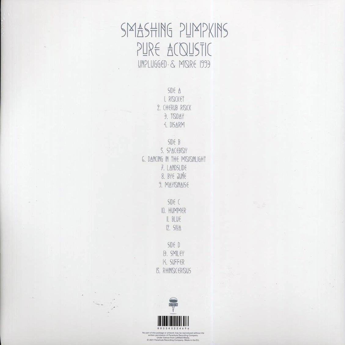 Smashing Pumpkins - Pure Acoustic Unplugged & More 1993 (2xLP) Vinyl Record
