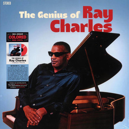 Ray Charles - The Genius Of Ray Charles (+2 bonus tracks) (ltd. ed.) (180g) (red vinyl) Vinyl Record