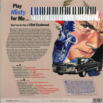 Billie Holiday, Johnny Cash, Marty Robbins, Dean Martin, Etc. - Play Misty For Me: Music From The Films Of Clint Eastwood (ltd. ed.) (180g) (blue vinyl) Vinyl Record